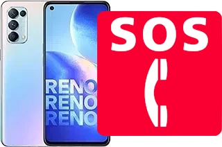 Appels d'urgence sur Oppo Reno5 4G