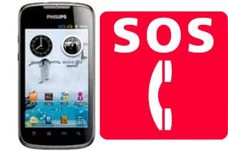 Appels d'urgence sur Philips W635