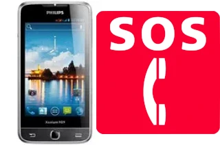 Appels d'urgence sur Philips W736