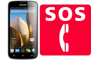 Appels d'urgence sur Philips W8560