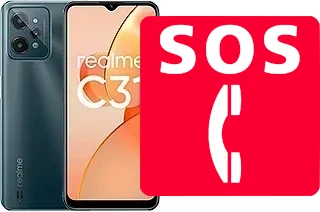 Appels d'urgence sur Realme C31