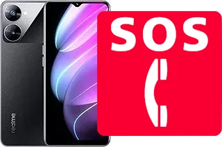 Appels d'urgence sur Realme V30