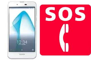 Appels d'urgence sur Sharp Aquos L