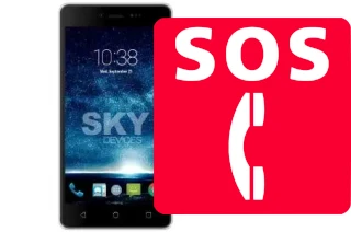 Appels d'urgence sur Sky-Devices Sky Fuego 5-0 Plus