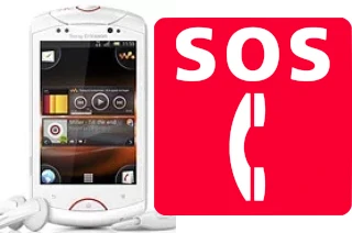 Appels d'urgence sur Sony Ericsson Live with Walkman