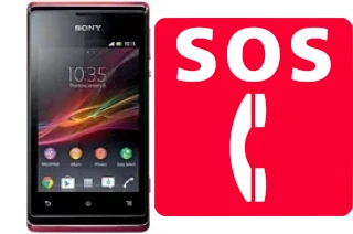 Appels d'urgence sur Sony Xperia E