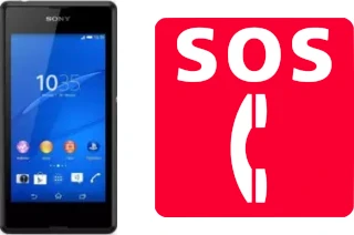 Appels d'urgence sur Sony Xperia E3 4G