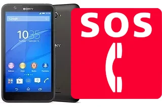 Appels d'urgence sur Sony Xperia E4