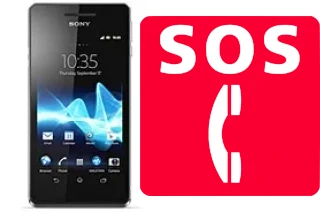 Appels d'urgence sur Sony Xperia V