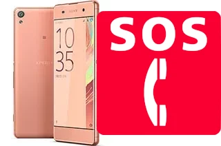 Appels d'urgence sur Sony Xperia XA