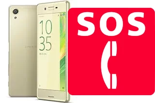 Appels d'urgence sur Sony Xperia X