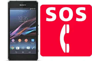 Appels d'urgence sur Sony Xperia Z1 Compact