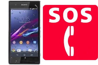 Appels d'urgence sur Sony Xperia Z1s