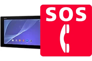 Appels d'urgence sur Sony Xperia Z2 Tablet Wi-Fi