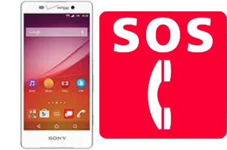 Appels d'urgence sur Sony Xperia Z4v