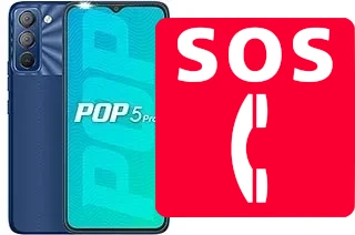 Appels d'urgence sur Tecno Pop 5 Pro