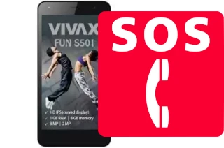 Appels d'urgence sur Vivax Fun S501