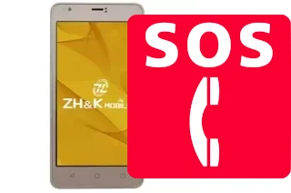 Appels d'urgence sur ZH-K Mobile Spark 3