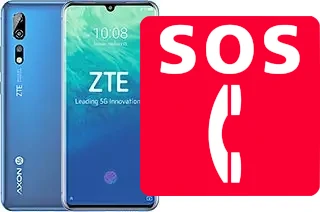 Appels d'urgence sur ZTE Axon 10 Pro 5G