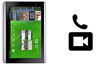 Passez des appels vidéo avec un Acer Iconia Tab A501