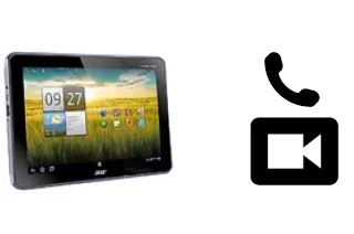 Passez des appels vidéo avec un Acer Iconia Tab A701