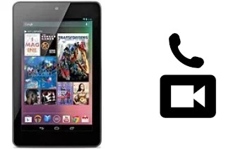 Passez des appels vidéo avec un Asus Google Nexus 7