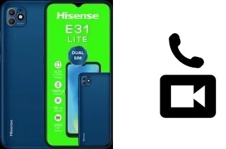 Passez des appels vidéo avec un HiSense E31 LITE