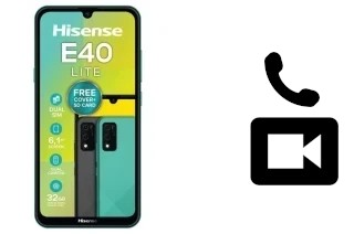 Passez des appels vidéo avec un HiSense E40 LITE