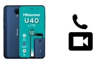 Passez des appels vidéo avec un HiSense U40 Lite