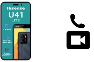 Passez des appels vidéo avec un HiSense U41 Lite