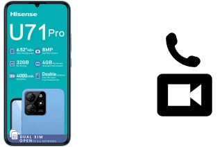 Passez des appels vidéo avec un HiSense U71 Pro