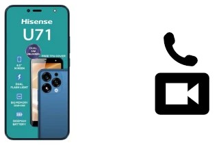 Passez des appels vidéo avec un HiSense U71