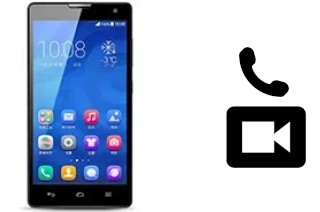 Passez des appels vidéo avec un Honor 3C