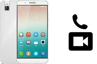 Passez des appels vidéo avec un Honor 7i