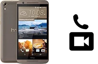 Passez des appels vidéo avec un HTC One E9s dual sim