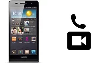 Passez des appels vidéo avec un Huawei Ascend P6 S