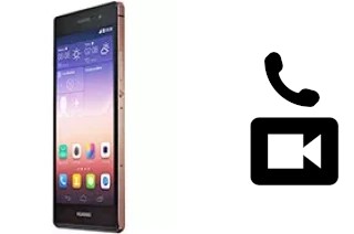 Passez des appels vidéo avec un Huawei Ascend P7 Sapphire Edition