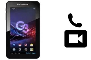 Passez des appels vidéo avec un Icemobile G3