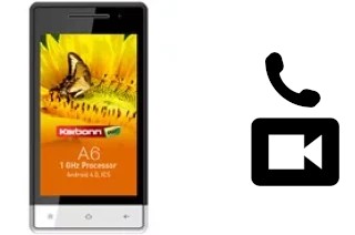 Passez des appels vidéo avec un Karbonn A6