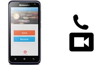Passez des appels vidéo avec un Lenovo A526