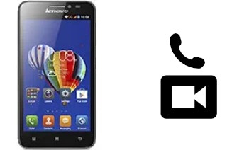 Passez des appels vidéo avec un Lenovo A606