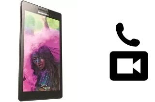 Passez des appels vidéo avec un Lenovo Tab 2 A7-10