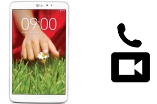 Passez des appels vidéo avec un LG G Pad 8.3