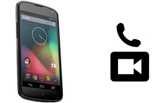 Passez des appels vidéo avec un LG Nexus 4 E960