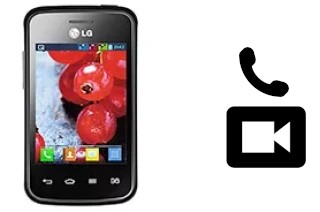 Passez des appels vidéo avec un LG Optimus L1 II Tri E475