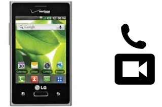 Passez des appels vidéo avec un LG Optimus Zone VS410