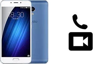 Passez des appels vidéo avec un Meizu M3e