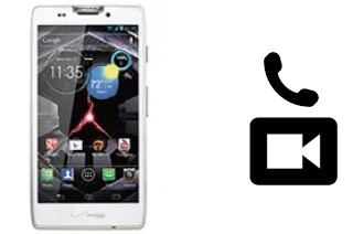 Passez des appels vidéo avec un Motorola DROID RAZR HD