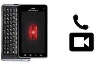 Passez des appels vidéo avec un Motorola DROID 3