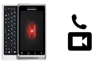 Passez des appels vidéo avec un Motorola DROID 2 Global